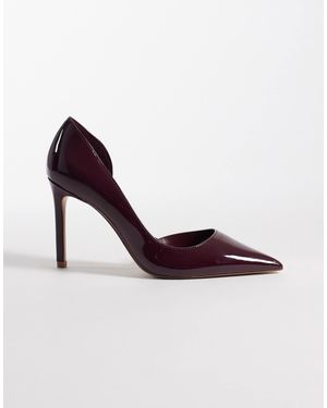 Mango Classic Pointed Court Shoe - Purple
