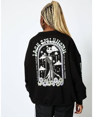 Skinnydip London Disney Jack Skellington Sweatshirt - Black