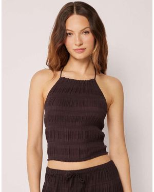 Calzedonia Beach Top With Ruffles - Grey