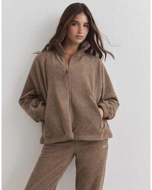Aim'n Fleecejacke mit reißverschluss - Braun