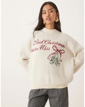 Six Stories – strickpullover - Natur