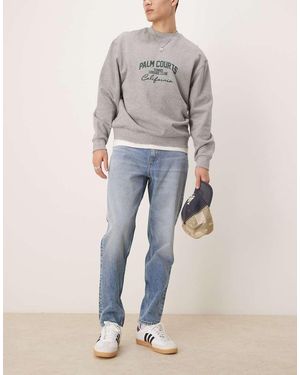 ASOS Vaqueros Tapered En De - Gris