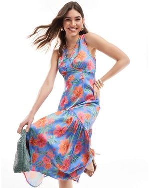 ANAYA Vestito Al Polpaccio - Blu