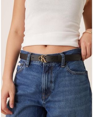 Calvin Klein Jeans Logo Buckle Belt - Blue