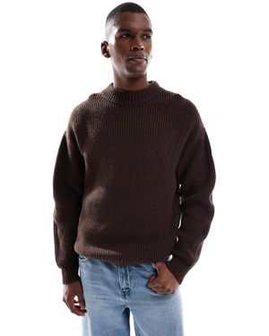 Lee Jeans Pull en laine mélangée épaisse - Multicolore