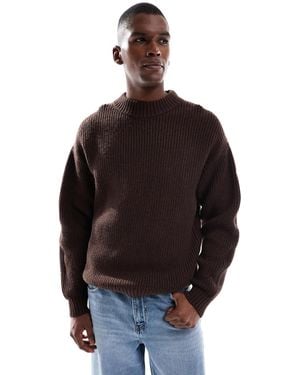 Lee Jeans – pullover aus grobem strickwollmix - Mehrfarbig