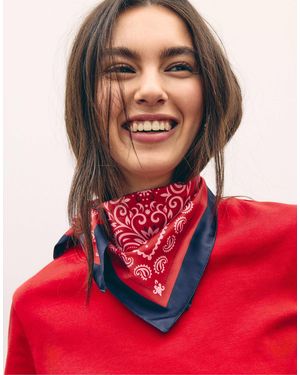 Stradivarius Foulard imprimé - Rouge