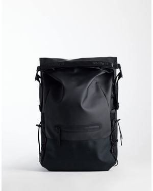 Rains Trail mountaineer rolltop-rucksack - Schwarz