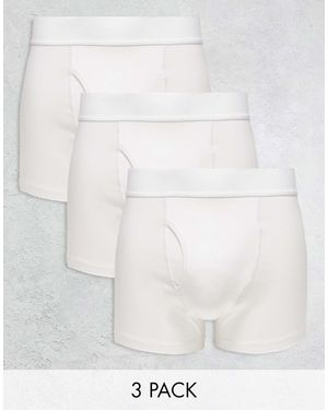 Weekday Jonny 3-Pack Boxer Set - White