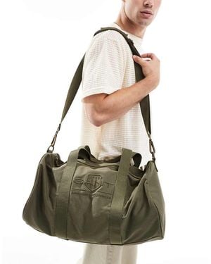 GANT Tonal Shield Logo Duffle Bag - Green