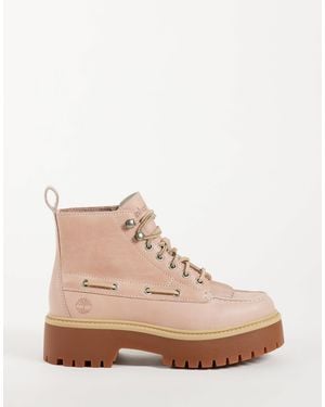 Timberland Stone street mittelhoher schnürstiefel - Natur
