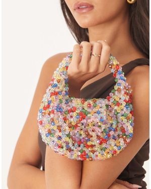 Sister Jane Beaded Bag - Brown