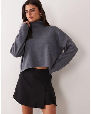 Vila Mini Skort - Gray