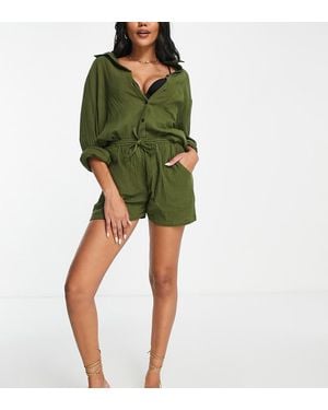 esmé studios Exclusieve Strandshorts - Groen