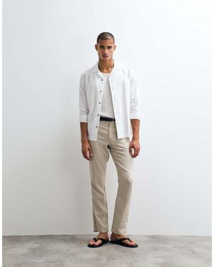 ASOS Co-ord Linen Blend Trousers - Multicolour