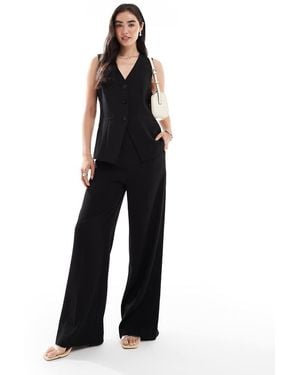 French Connection Tailored Waistcoat Detail Jumpsuit - Black