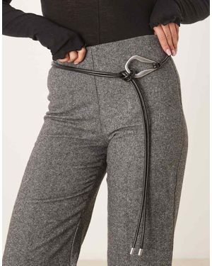 ASOS Waist And Hip Loop Through Belt - Grey
