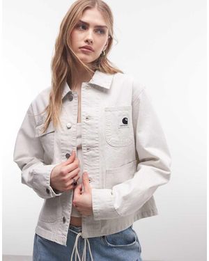 Carhartt Mercer Chore Denim Coat - Grey