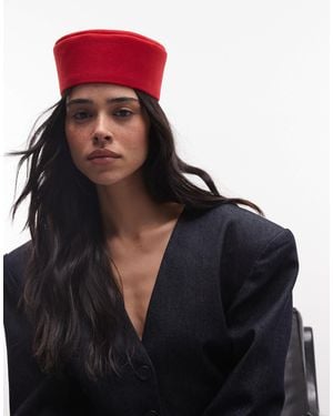 ASOS Pillbox Hat - Red