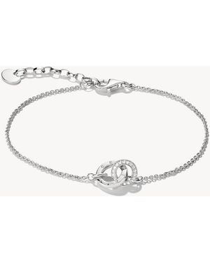 Thomas Sabo Bracciale Con Zirconi Bianchi - Neutro