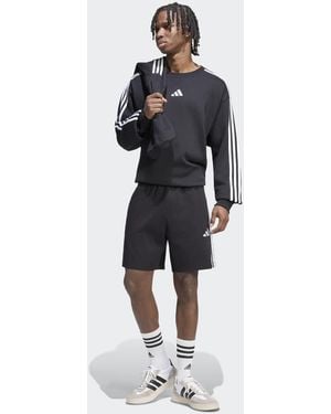 adidas Originals Essentials 3-Stripes Single Jersey Shorts - Blue