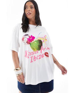 Renee Studio Plus – exklusiv – t-shirt - Weiß