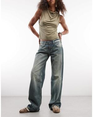 Cheap Monday Lockere denim-jeans - Blau