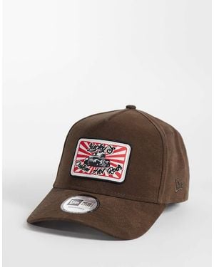 KTZ E Frame Graphic Moto Patch Pu Cap - Brown