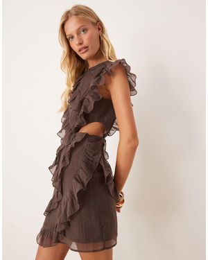 Pretty Lavish – minikleid - Braun