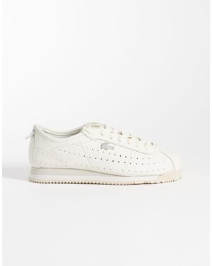Lacoste Club-low Spot Detail Gumsole Trainer - Natural