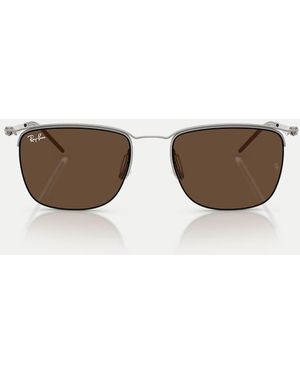 Ray-Ban Rb8550 Square Sunglasses With Lens - Grey