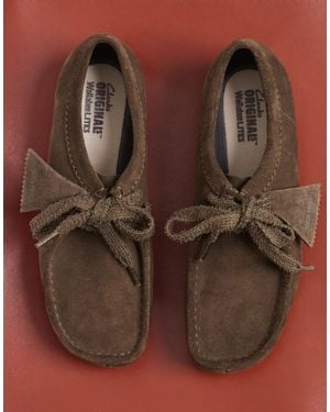 Clarks – wallabee lite – schuhe aus wildleder - Braun