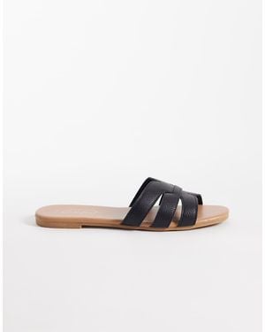 New Look Cutout Sandal - Black