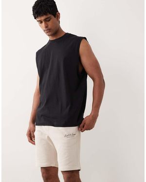 Jack & Jones Sweat Shorts With Logo - Blue