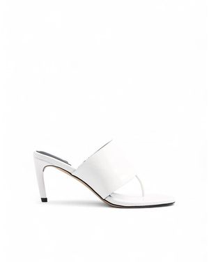 NA-KD Wide Strap Heels - White