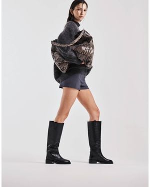 Tony Bianco Tessa Riding Knee Boots - Black