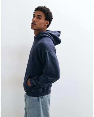 Abercrombie & Fitch Essential Hoodie - Blue