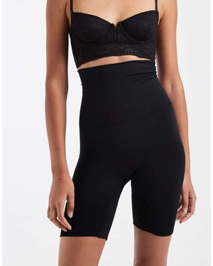 Pieces Pantaloncini Modellanti Neri Senza Cuciture - Nero