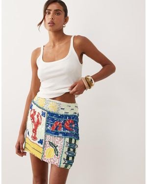 ASOS Minirok Met Kreeften En Versiering - Meerkleurig