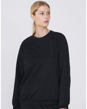 Tezenis Long-Sleeved Rounded Neck Top With Cuffs - Blue