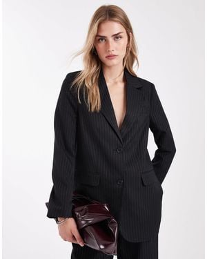 ONLY Single Breasted Oversized Blazer Co-ord - Black