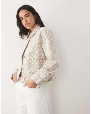 Mango Teen Denim Jacket - Natural