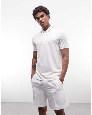 Lacoste Tennis Performance Technical Logo Polo Shirt - White