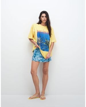 ASOS Layered Sequin Mini Skirt - Blue
