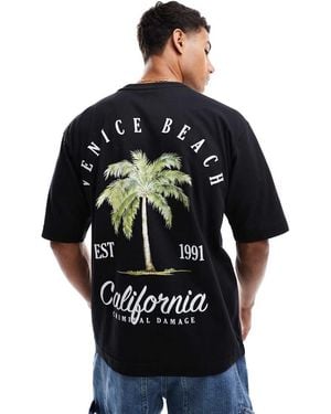 Criminal Damage Venice T-Shirt - Black
