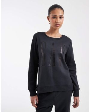 Gap Foil Print Sweatshirt Co-Ord - Black