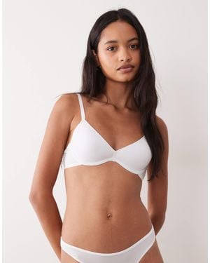 DORINA Noa Light Padded Plunge Bra - White
