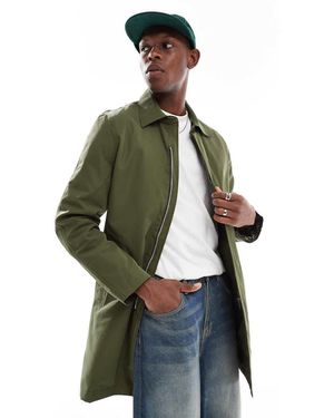 Paul Smith Mac Overcoat - Green