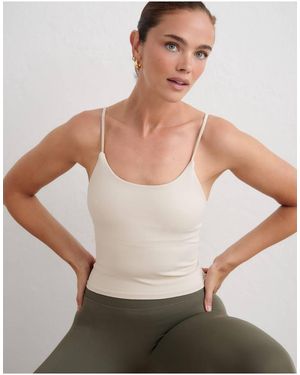 Aim'n Sand Shape Top De Tirantes Sin Costuras En -Neutro - Multicolor