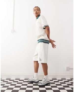 Champion Pantaloncini Sporco Con Logo La - Bianco